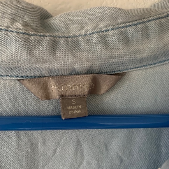 Blue button down - Picture 3 of 3